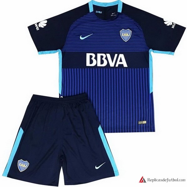Camiseta Boca Juniors Tercera equipación Niños 2017-2018 Azul
